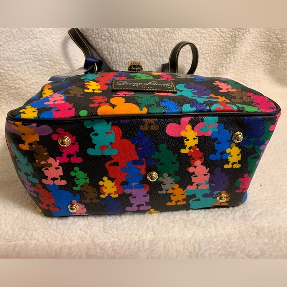 NWT Dooney & Bourke Disney 2010 Wonder Mickey Silhouettes Med Tote/Shoulder Bag - Picture 3 of 16